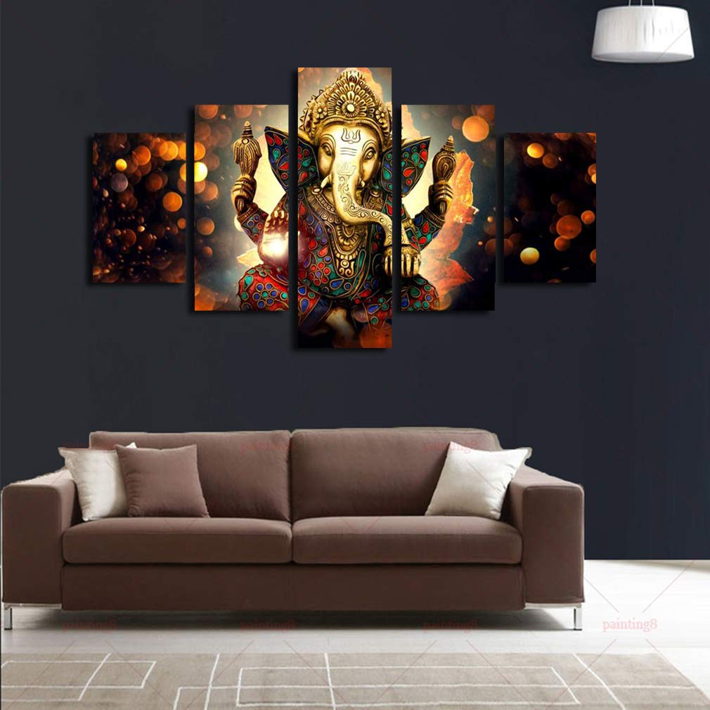 DXYJUYI Premium Quality Canvas Printed Wall Art Poster 5 Pieces